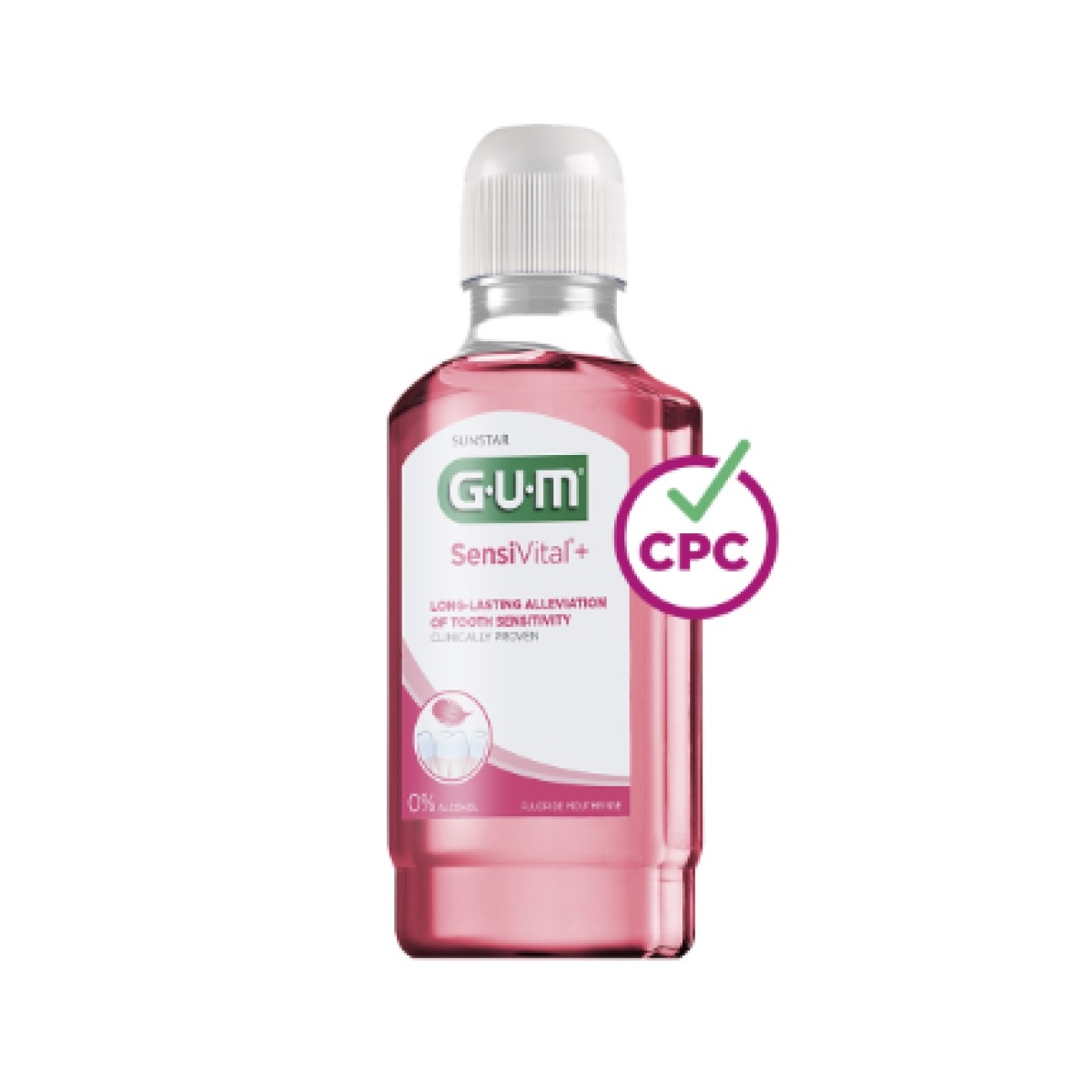 G.U.M. SENSIVITAL+ Skaliklis 300ml - 