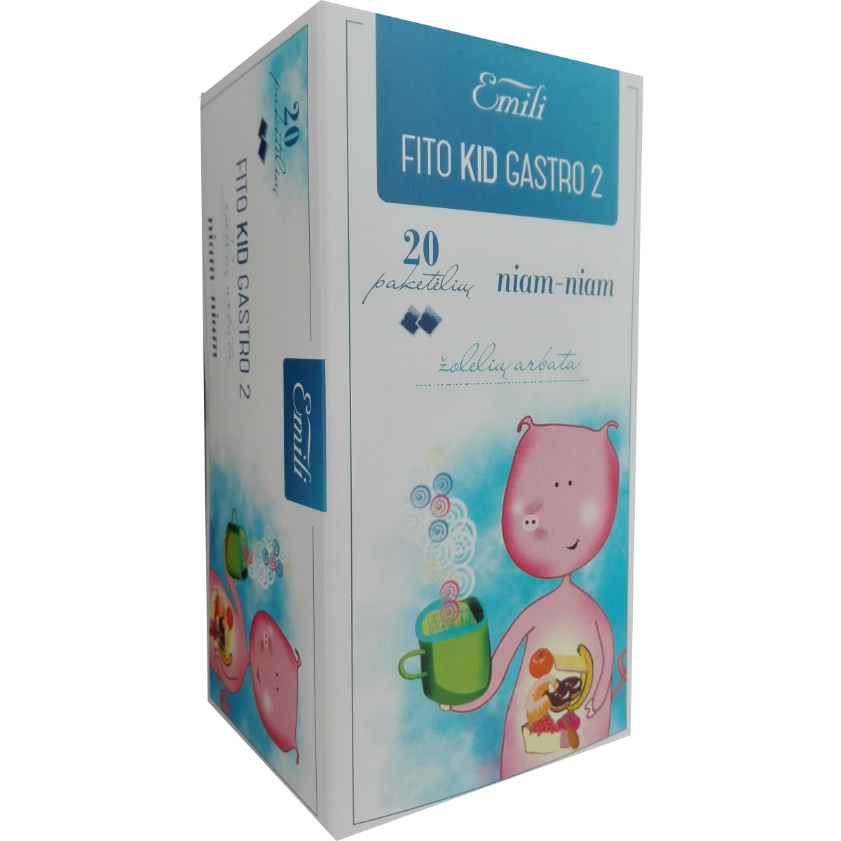 EMILI  arbata FITO KID GASTRO 2, 1.5g x N20 - 