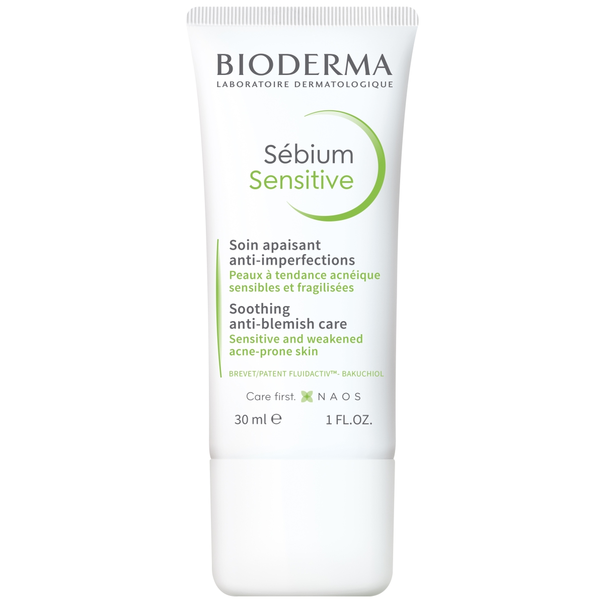 BIODERMA kremas į spuogus linkusiai odai SEBIUM SENSITIVE, 30ml - 