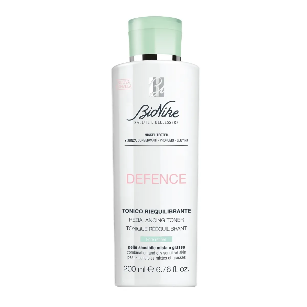 BioNike poras sutraukiantis veido tonikas DEFENCE REBALANCING, 200 ml - 