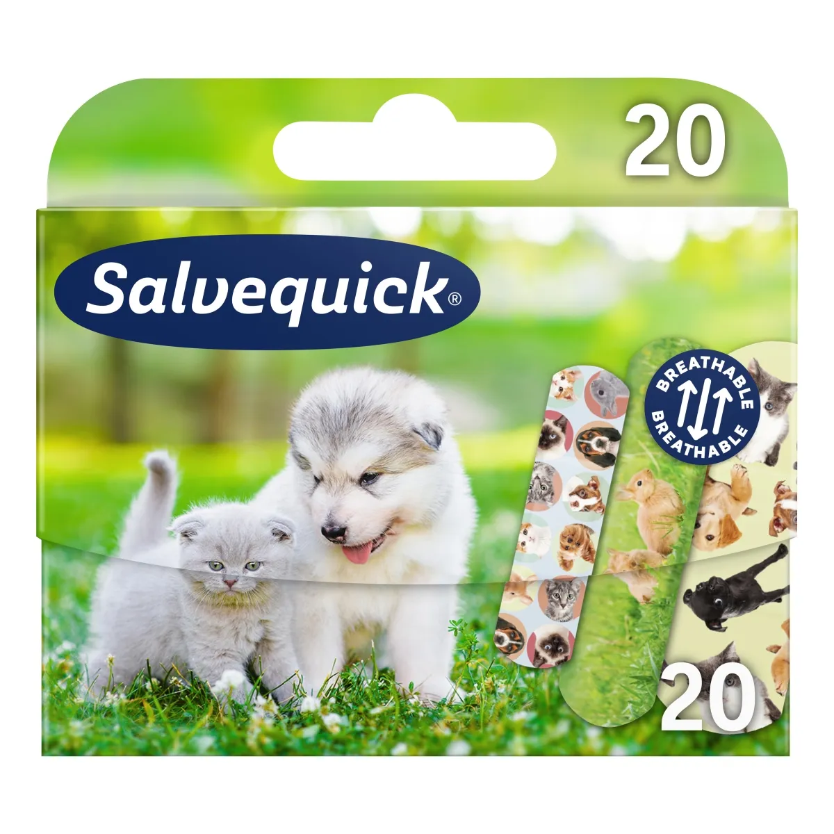 Salvequick „Animals“ pleistrų rinkinys vaikams, N20 - 