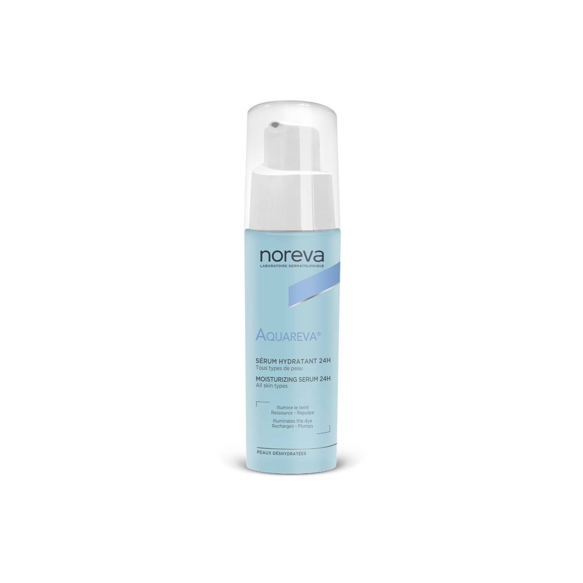 NOREVA 24 val. drėkinantis veido serumas AQUAREVA, 30ml - 