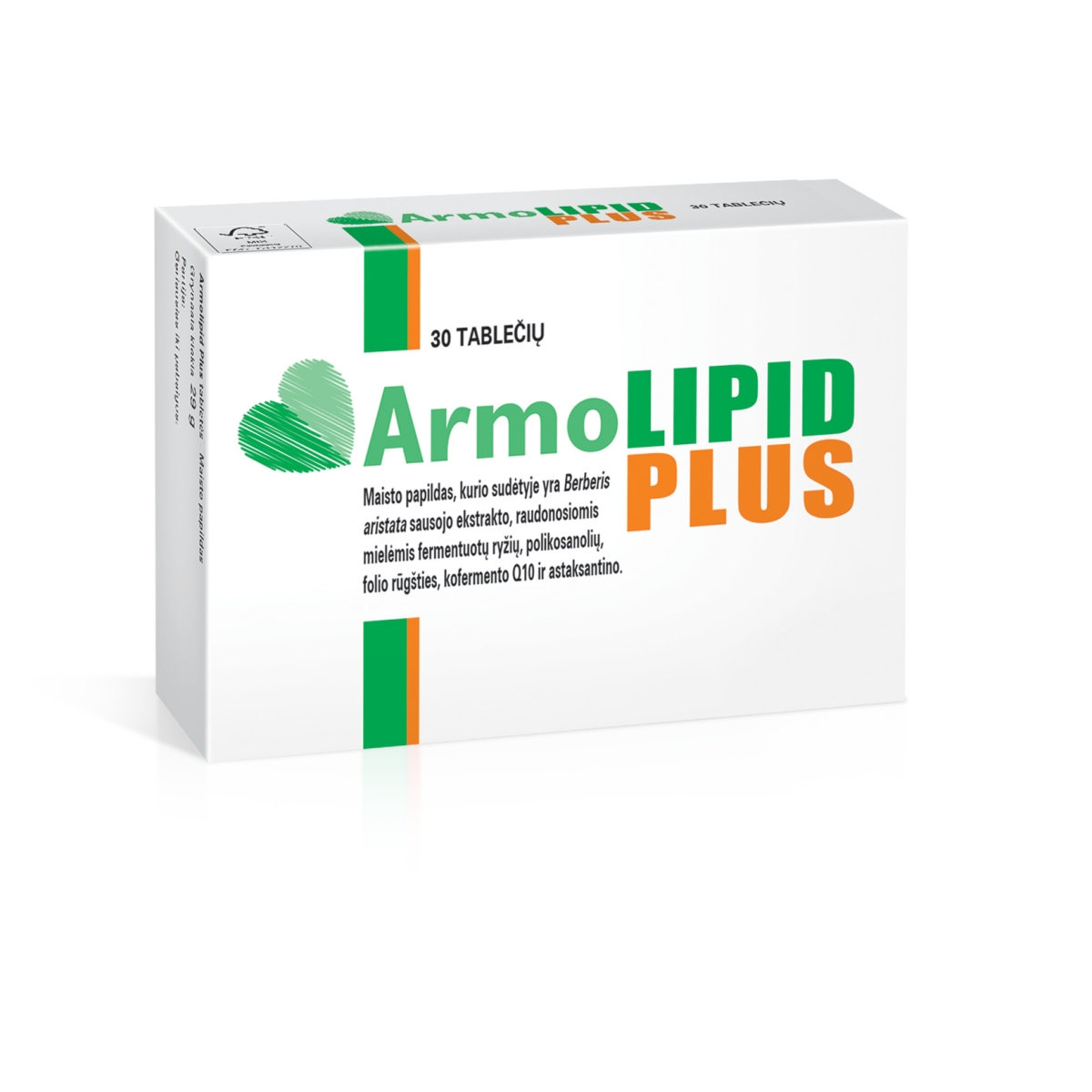 Armolipid Plus tabletės, N30 - 