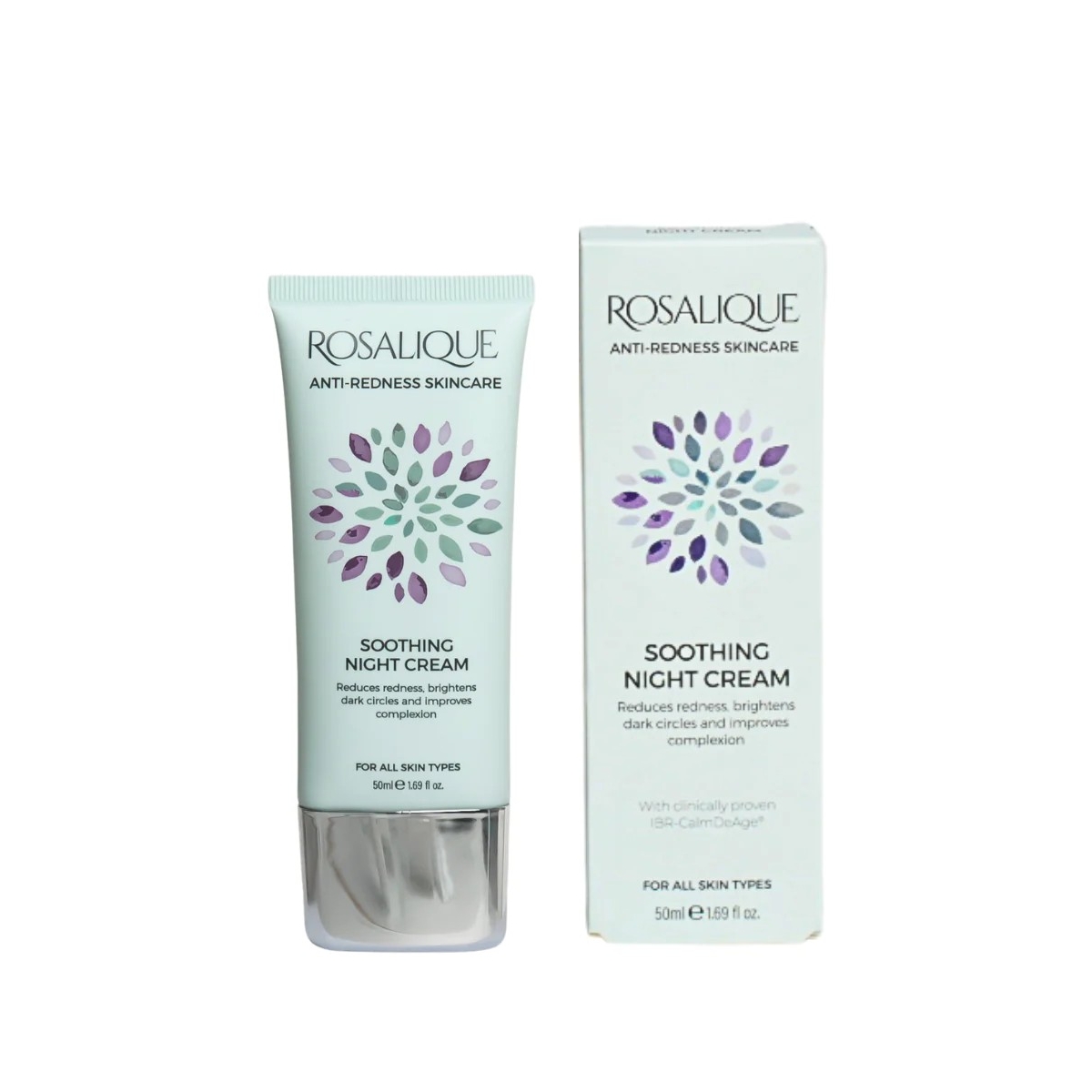 ROSALIQUE Soothing raminantis naktinis kremas, 50ml - 