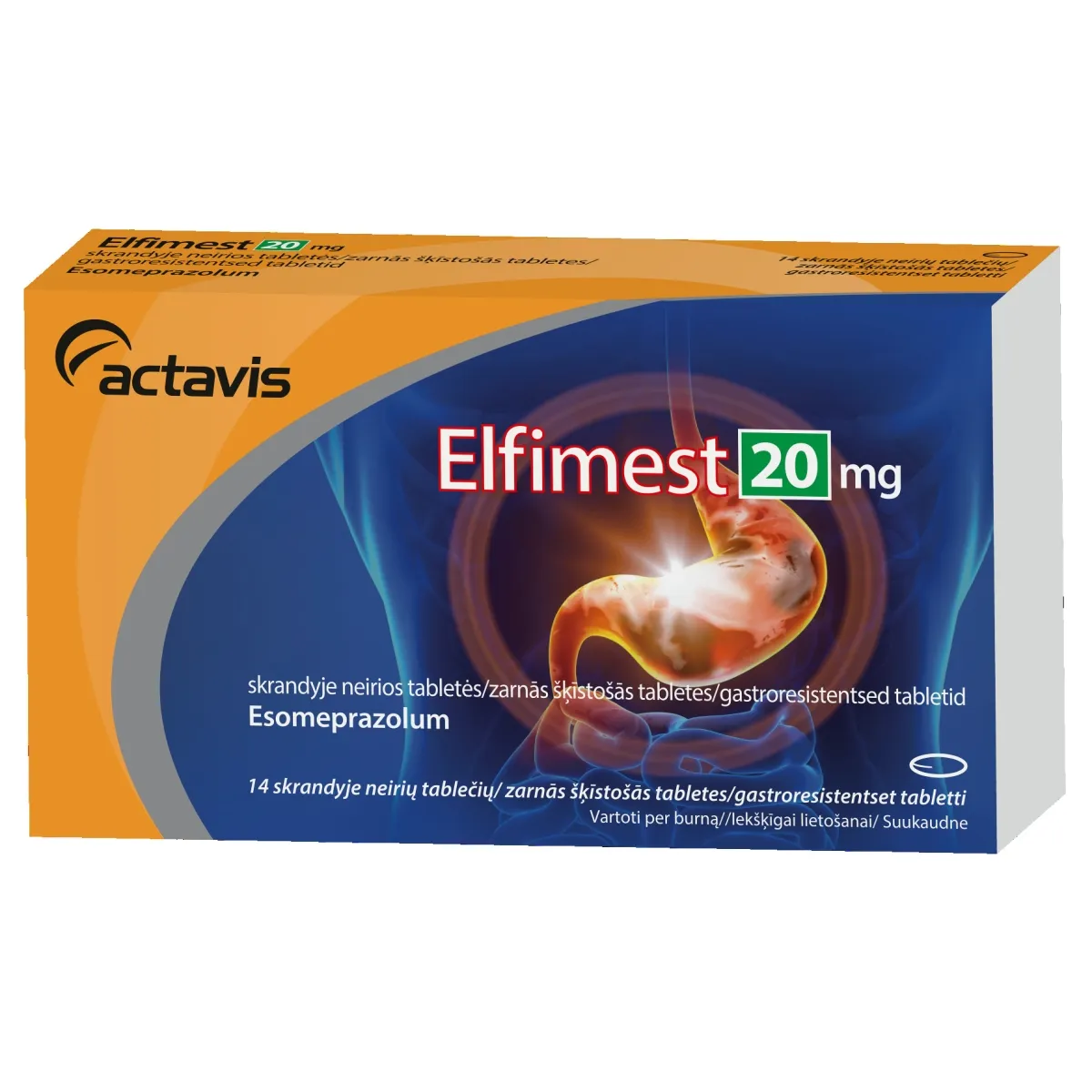 Elfimest 20mg tab. N14 - 