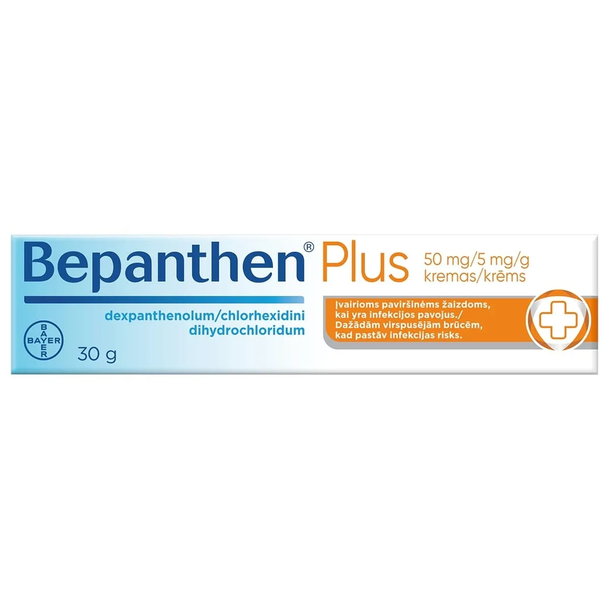 Bepanthen Plus 50mg+5mg/g kremas 30g N1 -  1