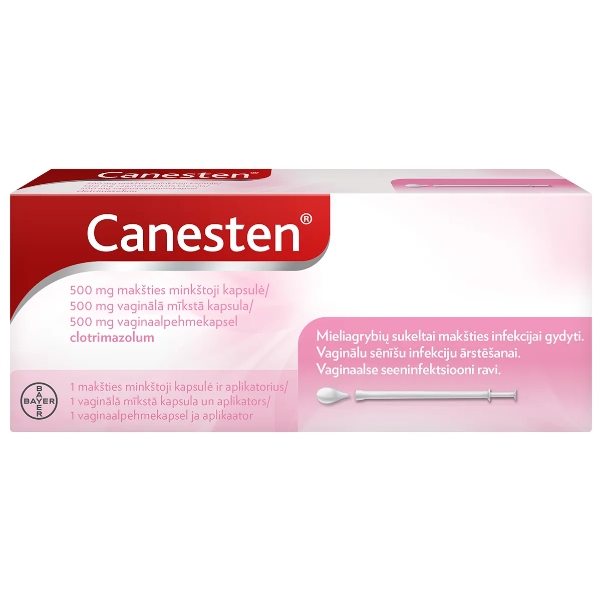 Canesten 500mg makšt. caps. N1 -  1