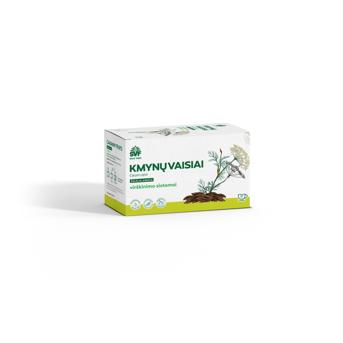 ŠVF žolelių arbata KMYNŲ VAISIAI, 1.5g x N24 - 