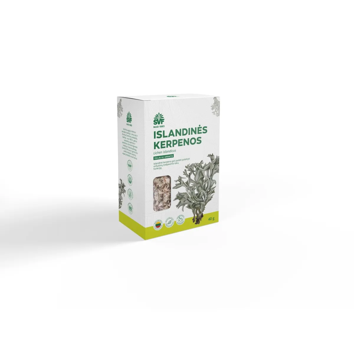 ŠVF žolelių arbata  ISLANDINĖ KERPENA, 40g - 