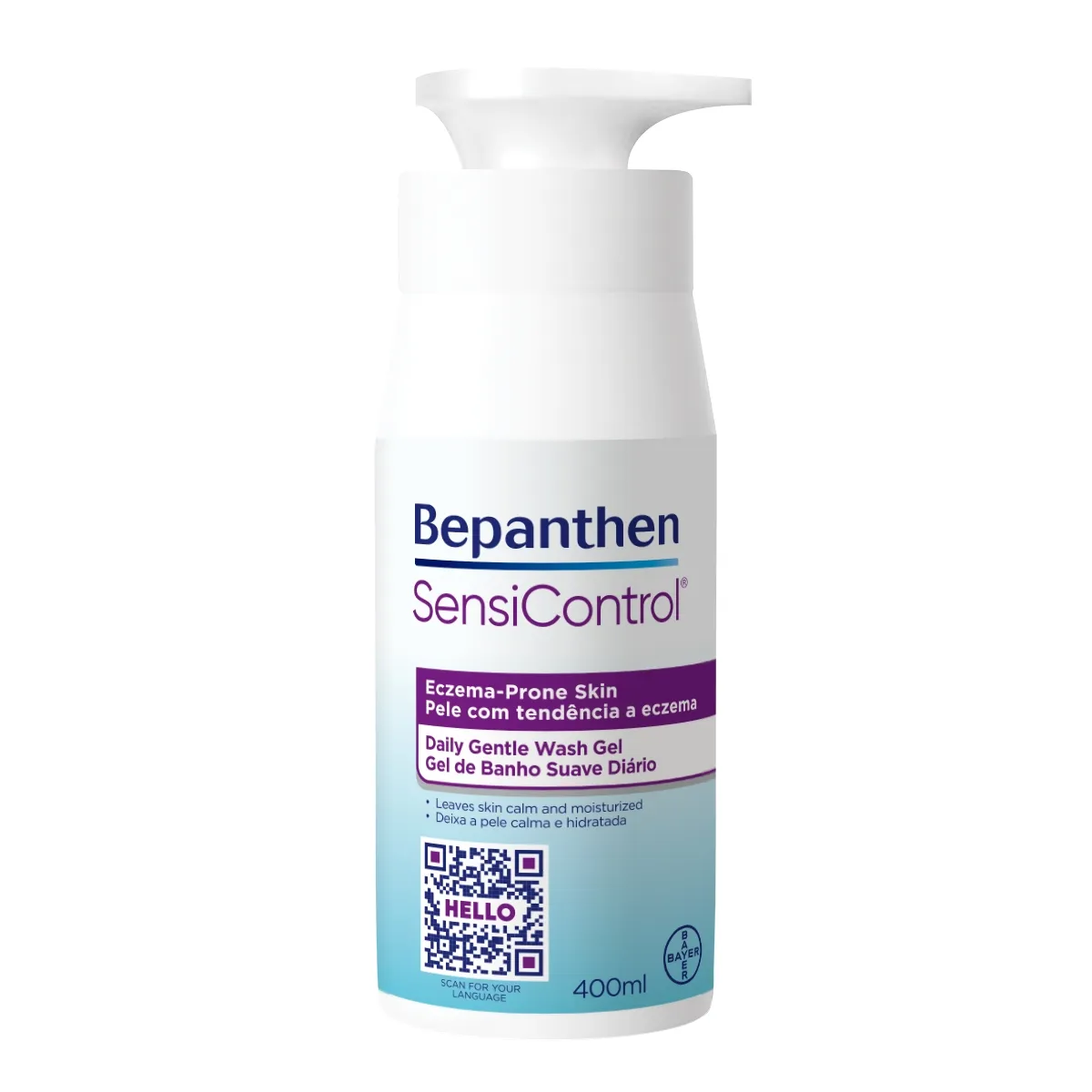 BEPANTHEN  prausimosi gelis SENSICONTROL, 400ml -  1