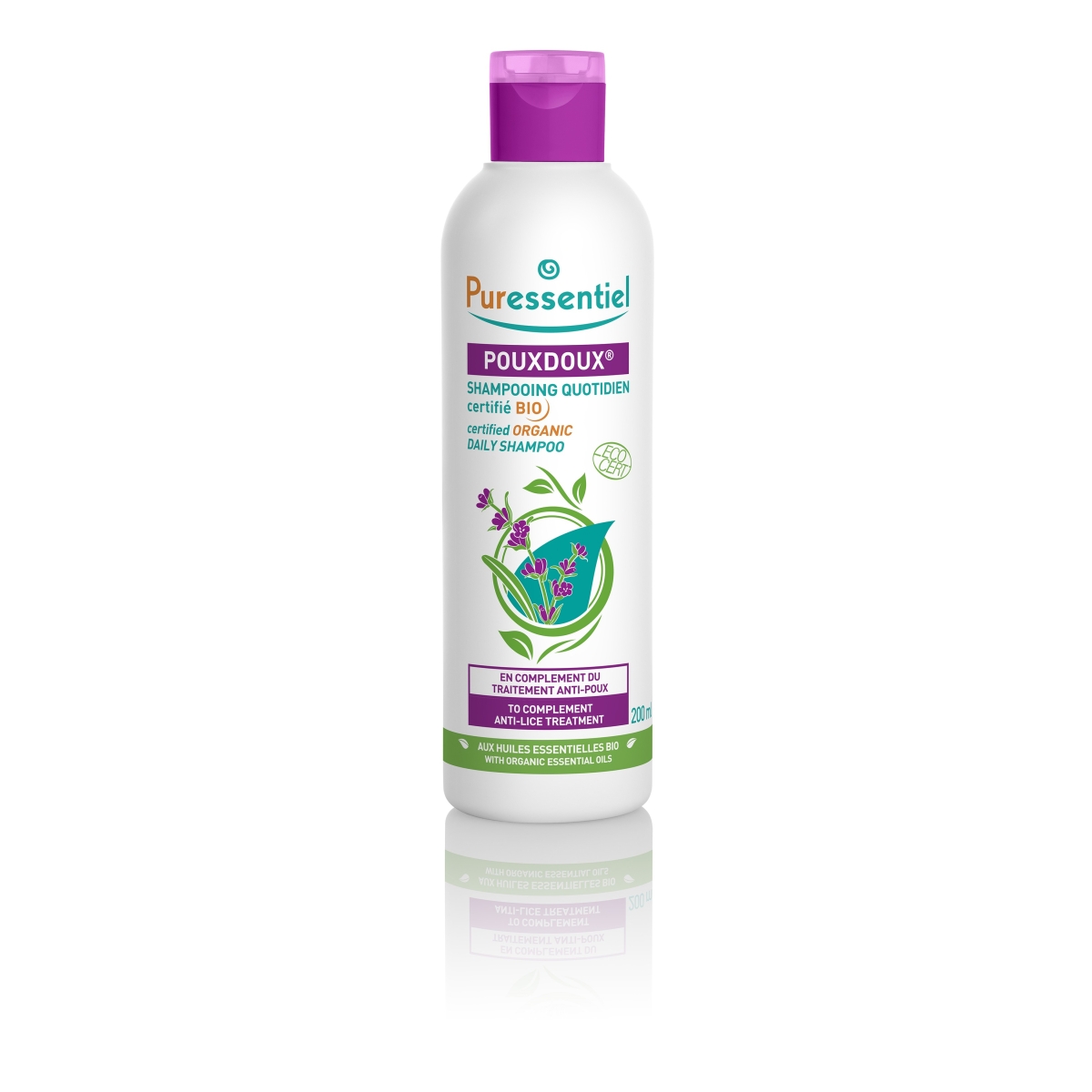 PURESSENTIEL šampūnas nuo utėlių, 200 ml - 