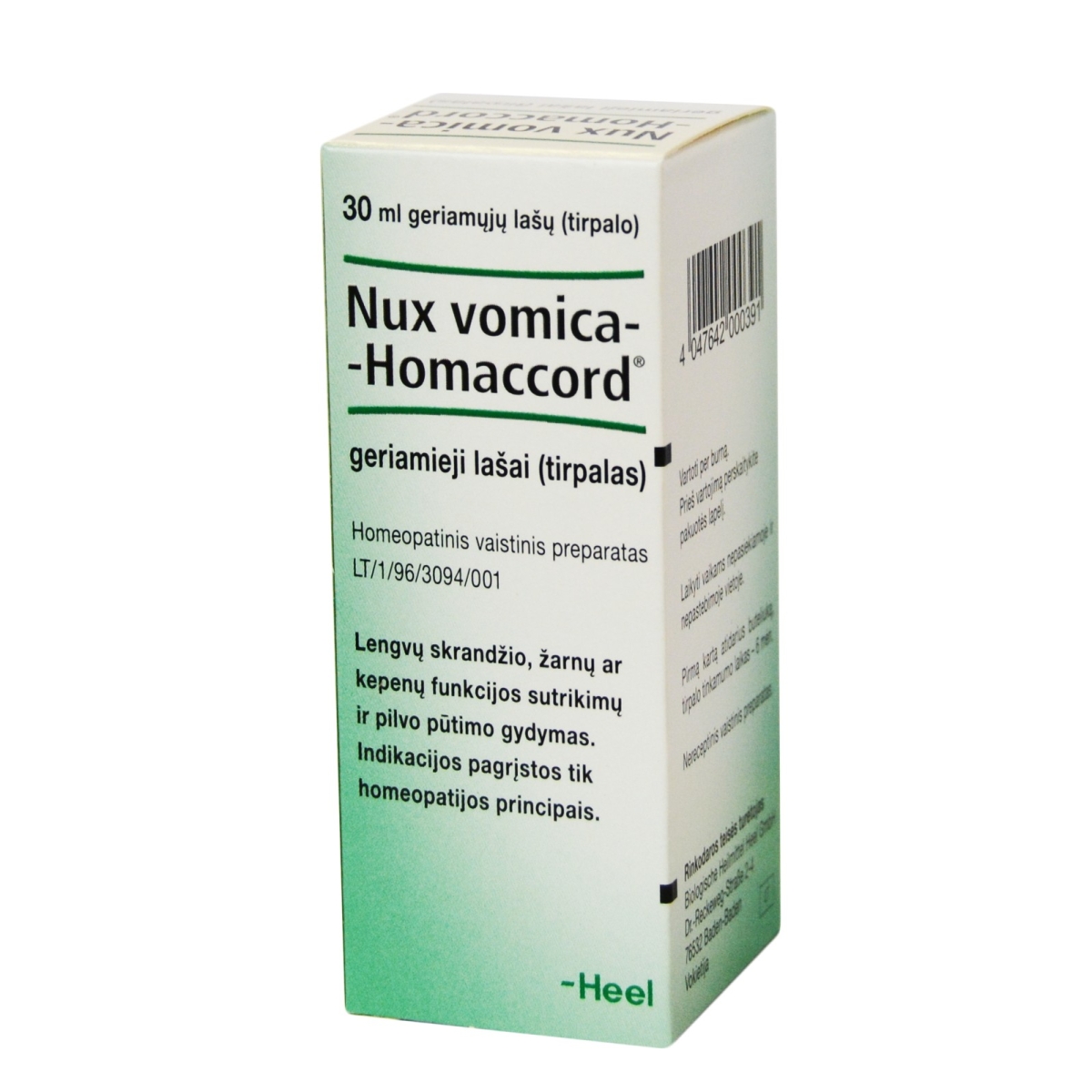 Nux Vomica-Homaccord lašai 30ml N1 - 