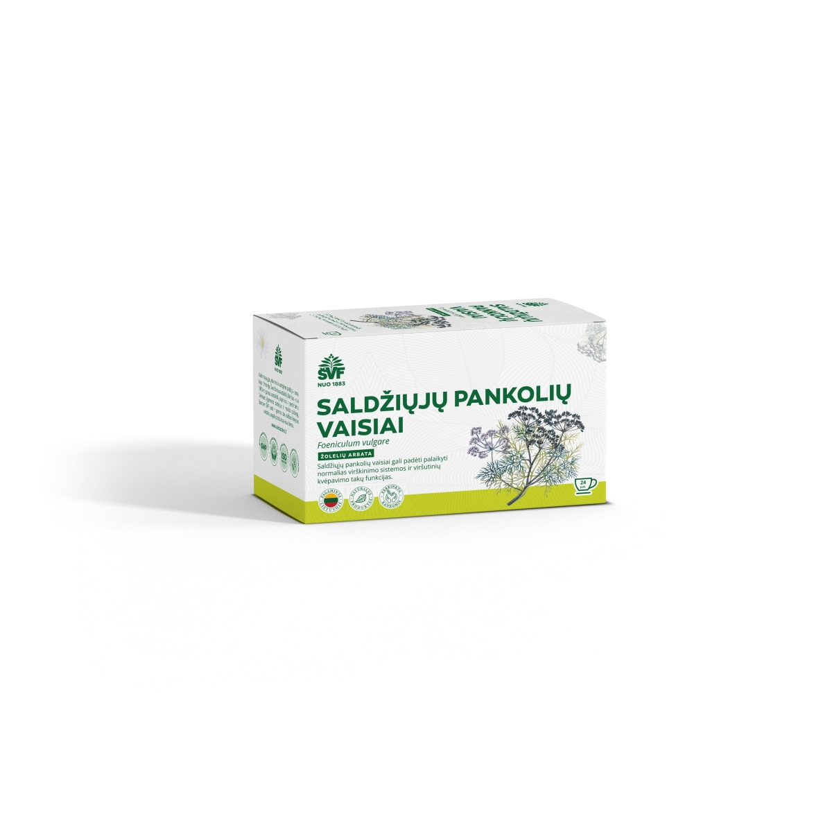 ŠVF žolelių arbata SALDŽIŲJŲ PANKOLIŲ VAISIAI, 1,5g x N24 - 