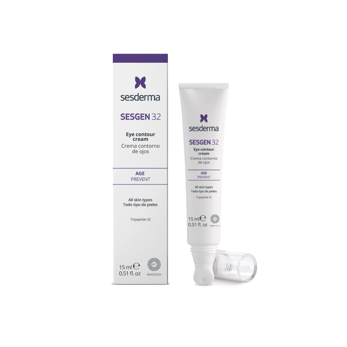 SESDERMA akių kontūro kremas SESGEN 32, 15ml - 