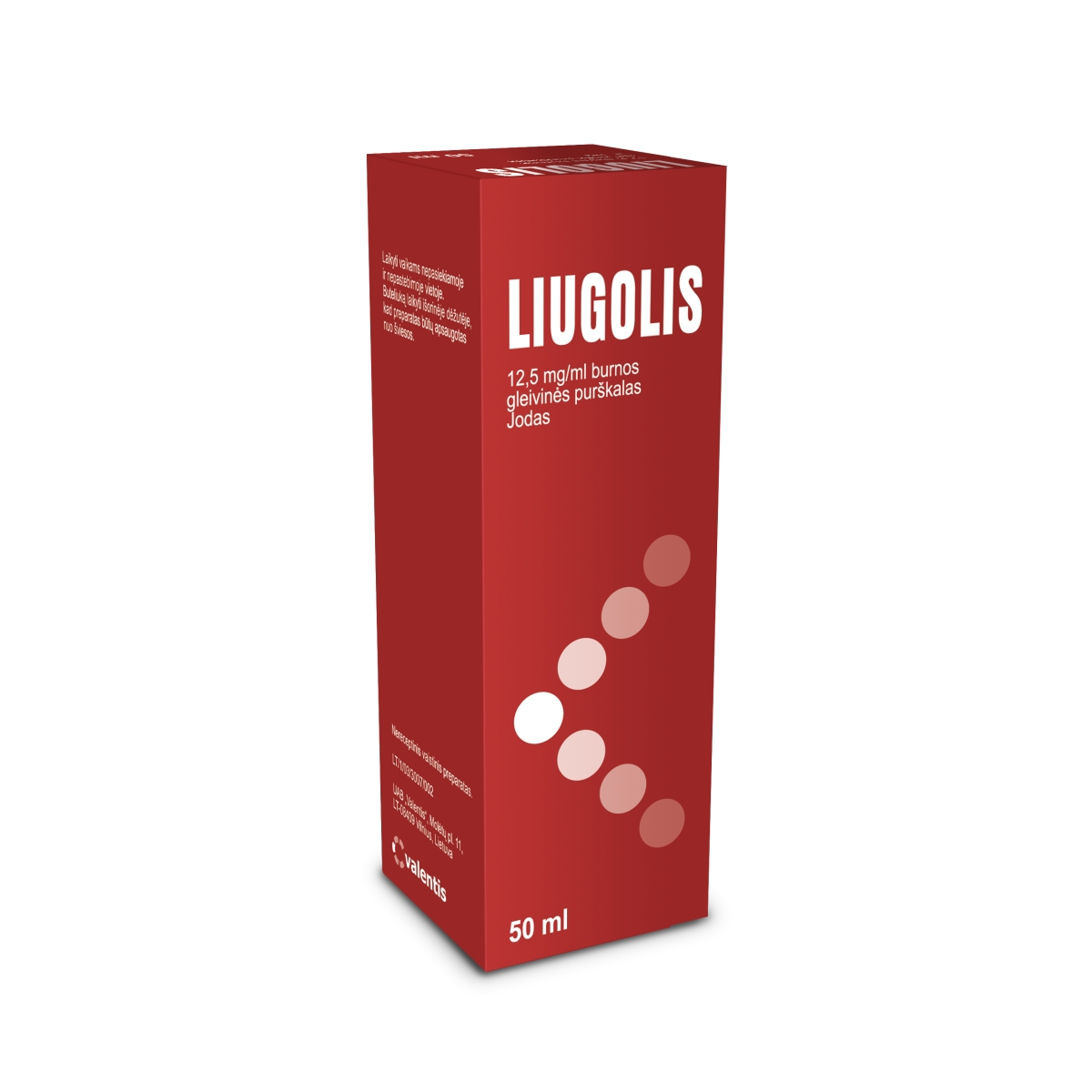 Liugolis 12,5mg/ml purškalas 50ml N1 - 