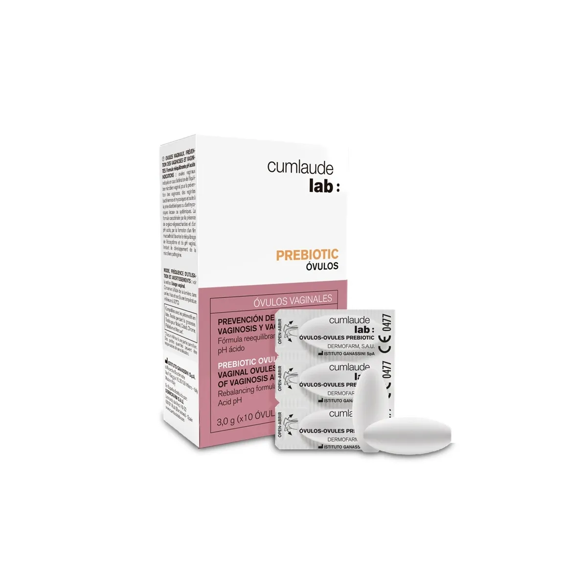 CUMLAUDE LAB makšties ovulės PREBIOTIC, N10 - 