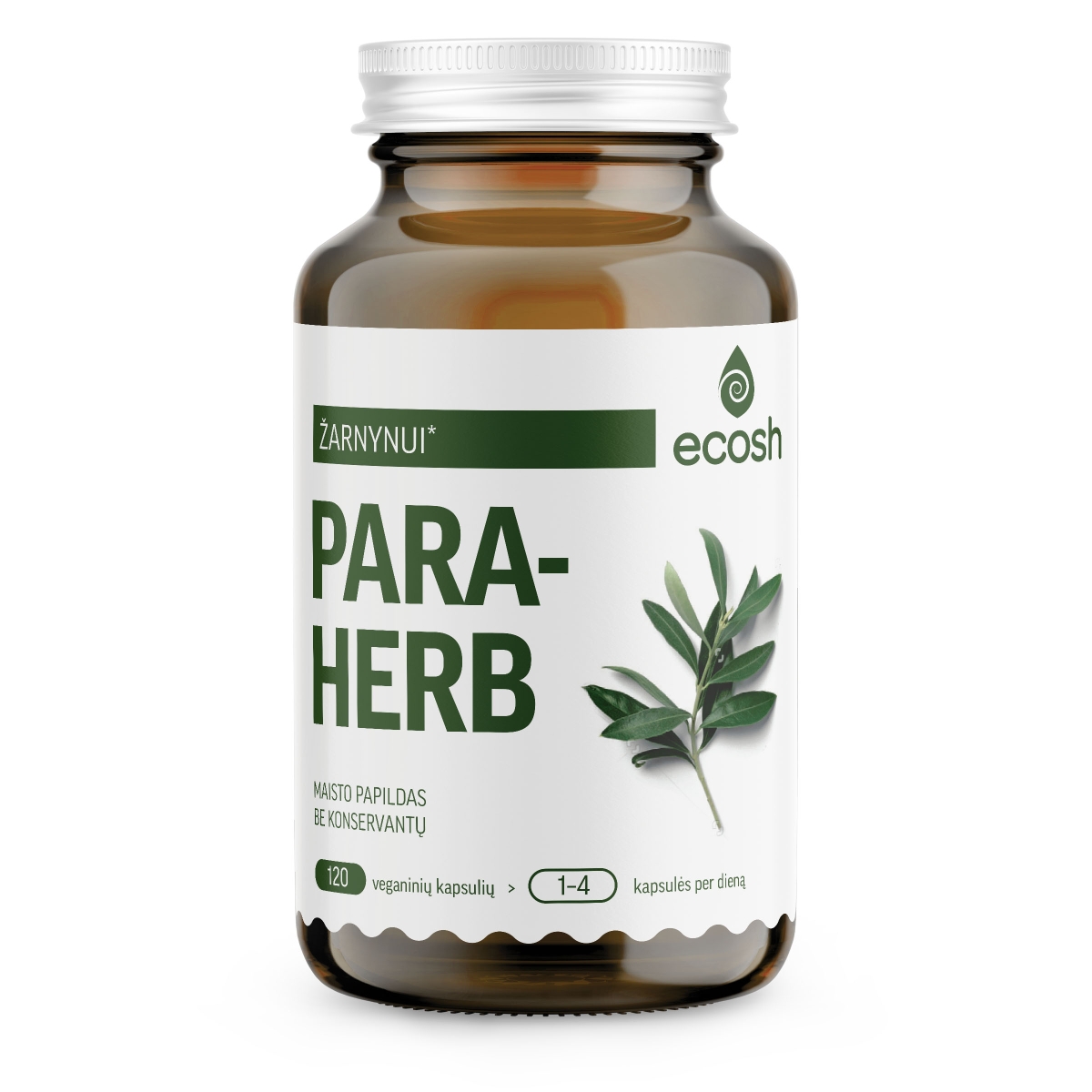 ECOSH Paraherb, 120 kapsulių - 