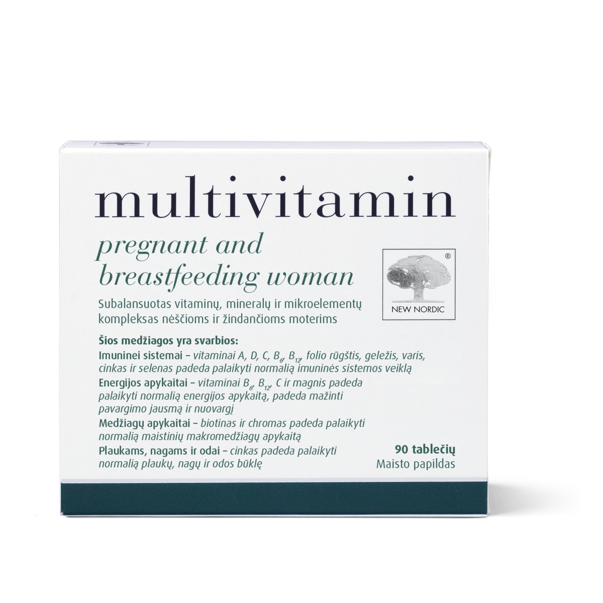 NEW NORDIC Multivitamin Pregnant and Breastfeeding Woman, N90 - 