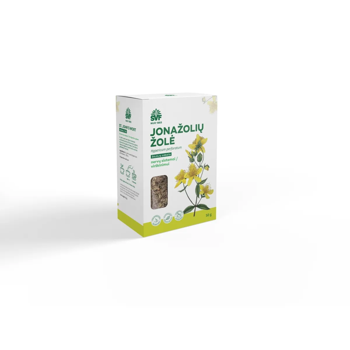 ŠVF vaistažolių arbata JONAŽOLIŲ ŽOLĖ, 50g - 