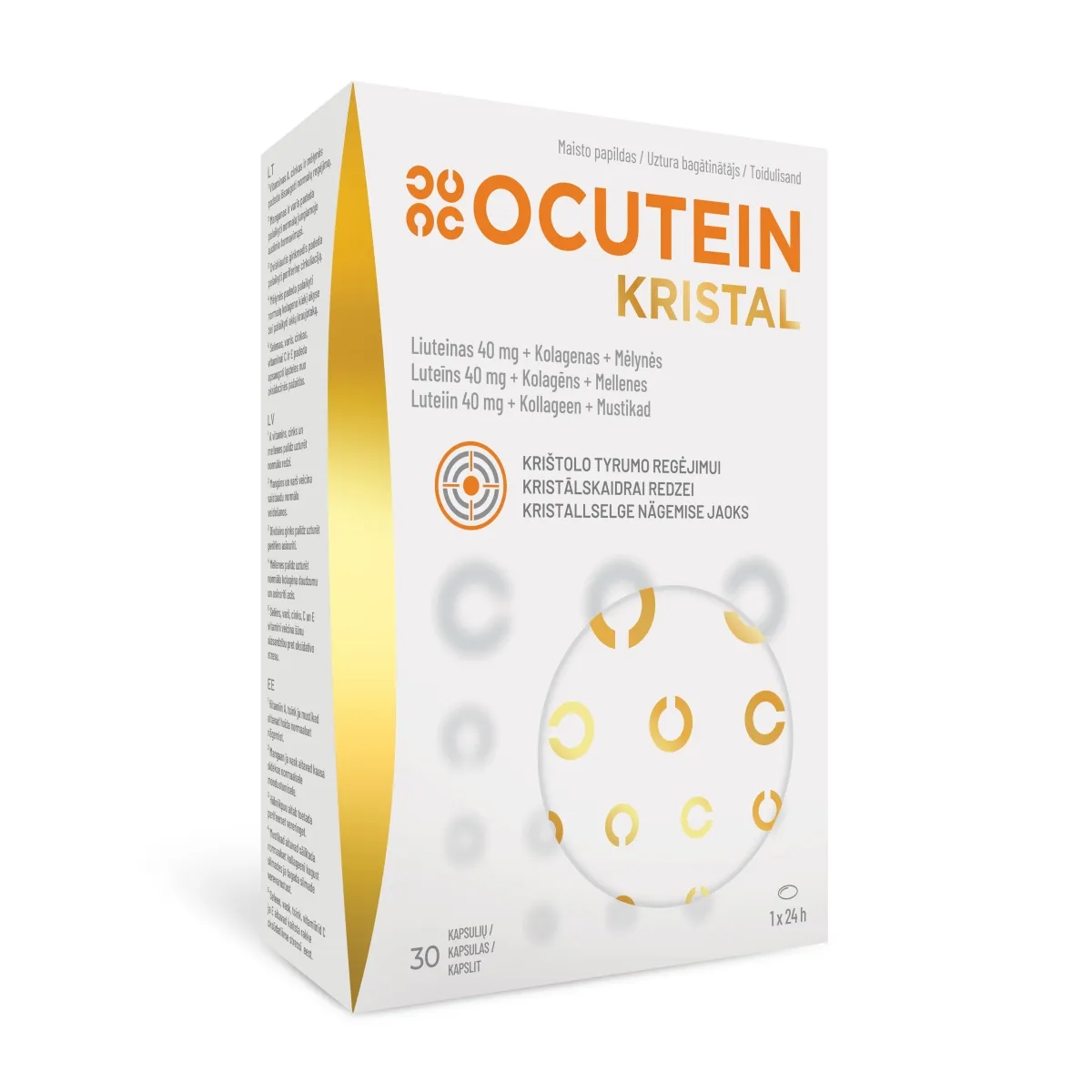 Ocutein Kristal kapsulės N30 - 