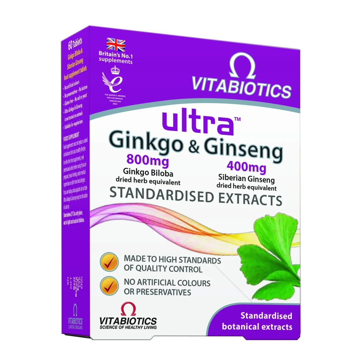 ULTRA GINKGO & GINSENG, 60 tablečių - 