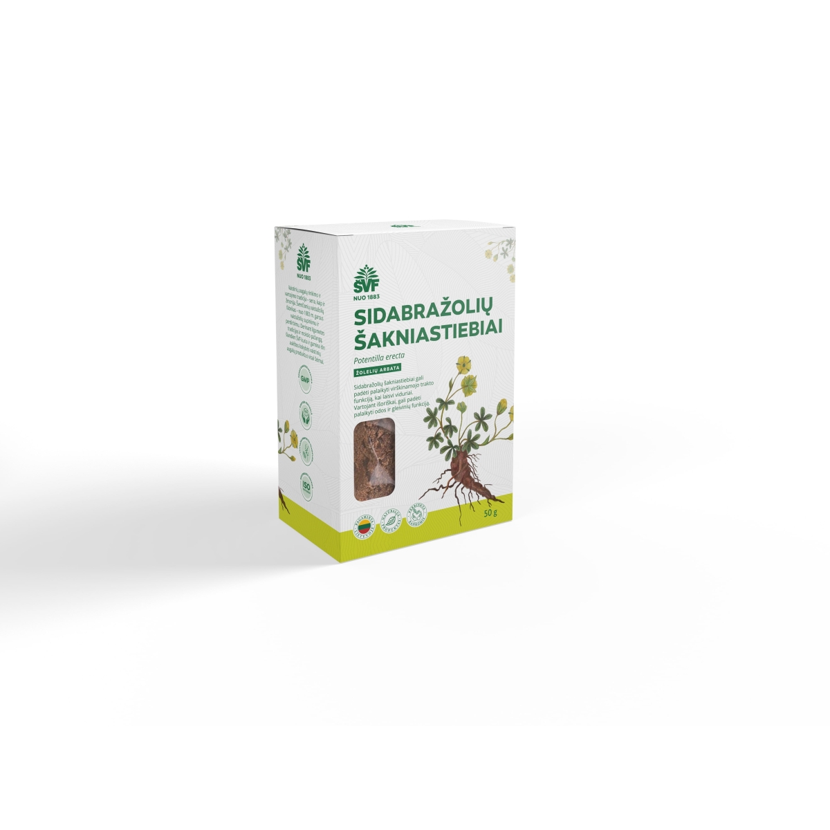 ŠVF žolelių arbata SIDABRAŽOLIŲ ŠAKNIESTIEBIAI, 50g - 
