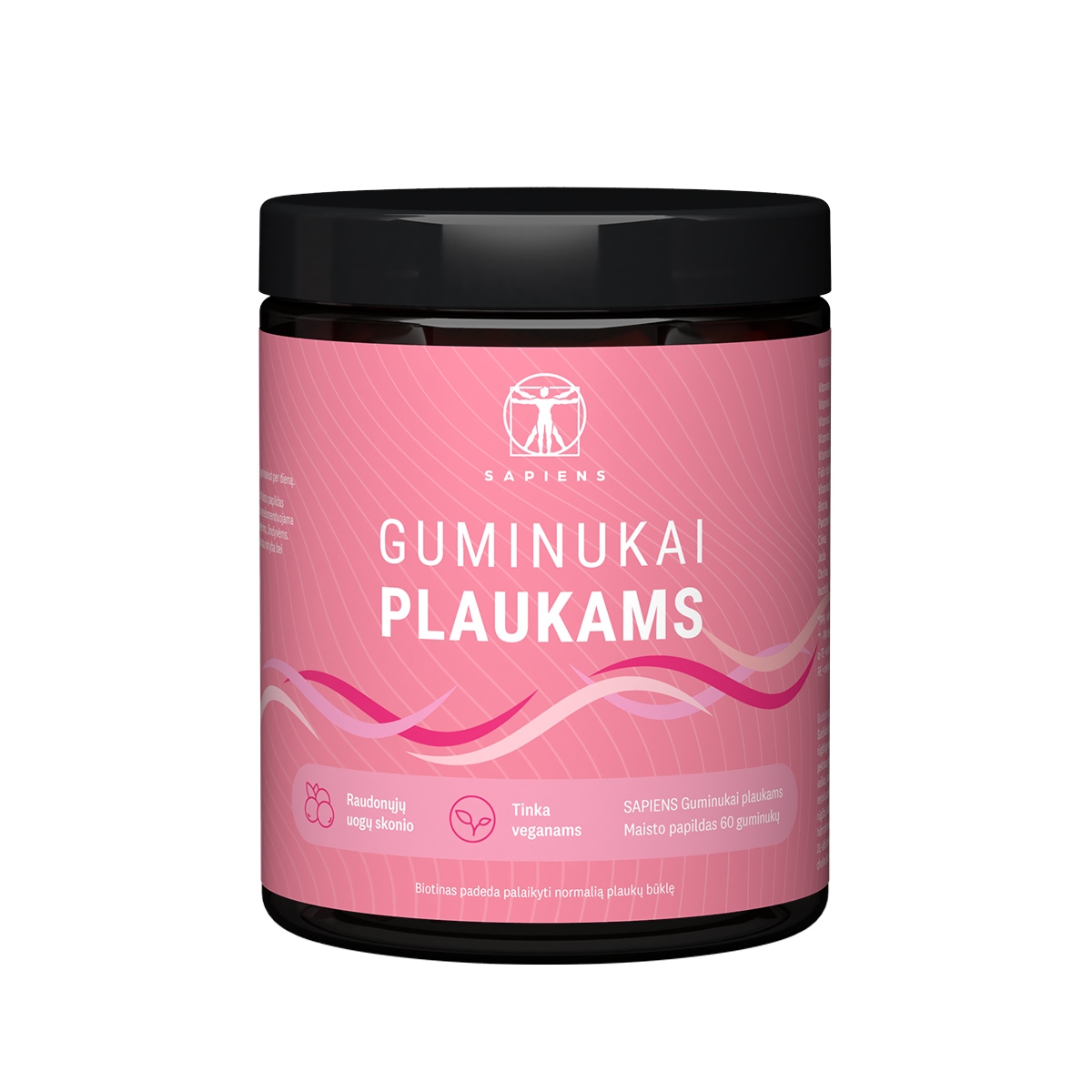 SAPIENS Guminukai plaukams, N60 - 