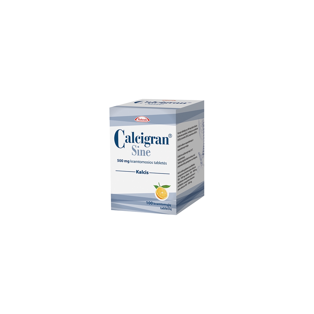 Calcigran Sine 500mg orange kramt.tab. N100 - 