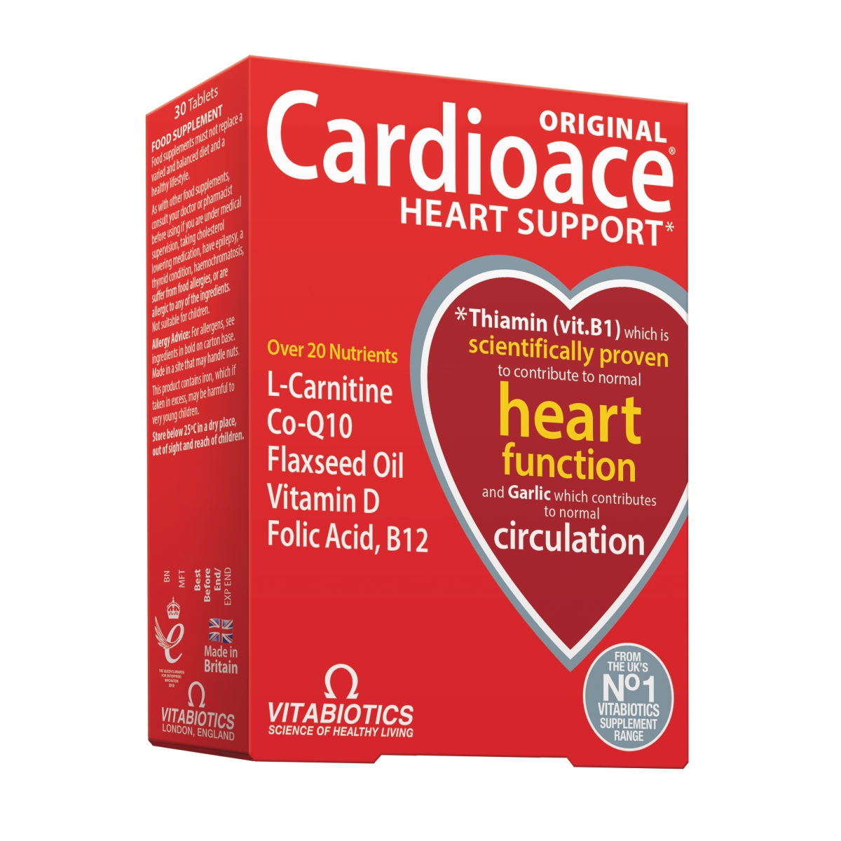CARDIOACE tabletės, N30 - 