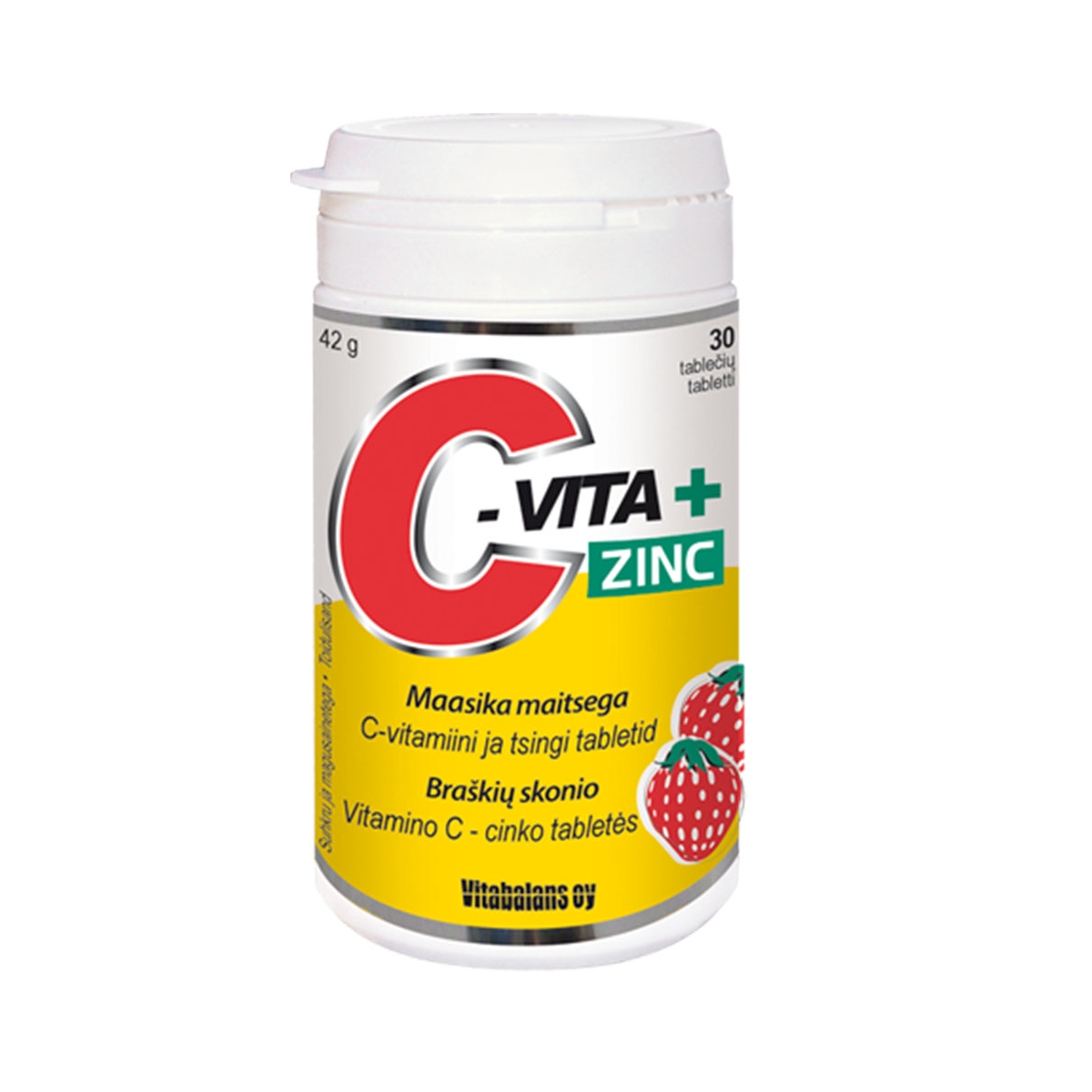 VITABALANS C-VITA + ZINC, 30 tablečių - 