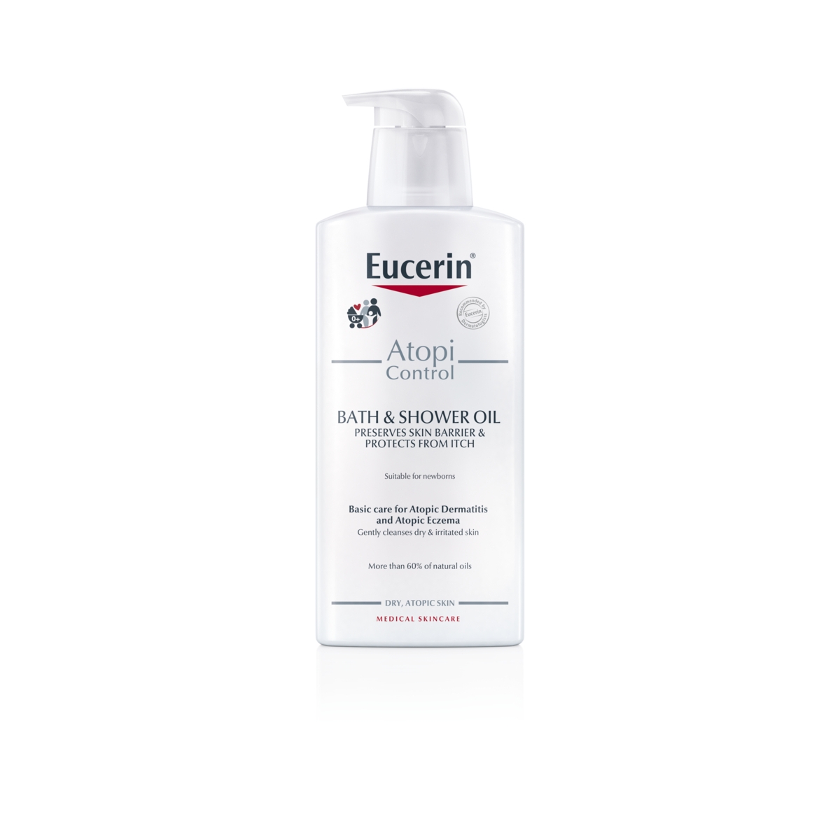 EUCERIN prausimosi aliejus atopinei odai ATOPICONTROL, 400ml - 