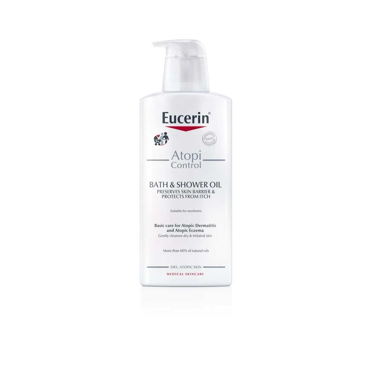 EUCERIN prausimosi aliejus atopinei odai ATOPICONTROL, 400ml - 
