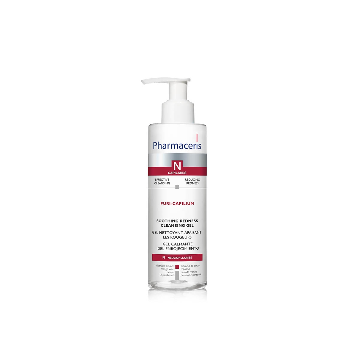 PHARMACERIS N prausimosi gelis  PURI CAPILIUM, 190ml - 