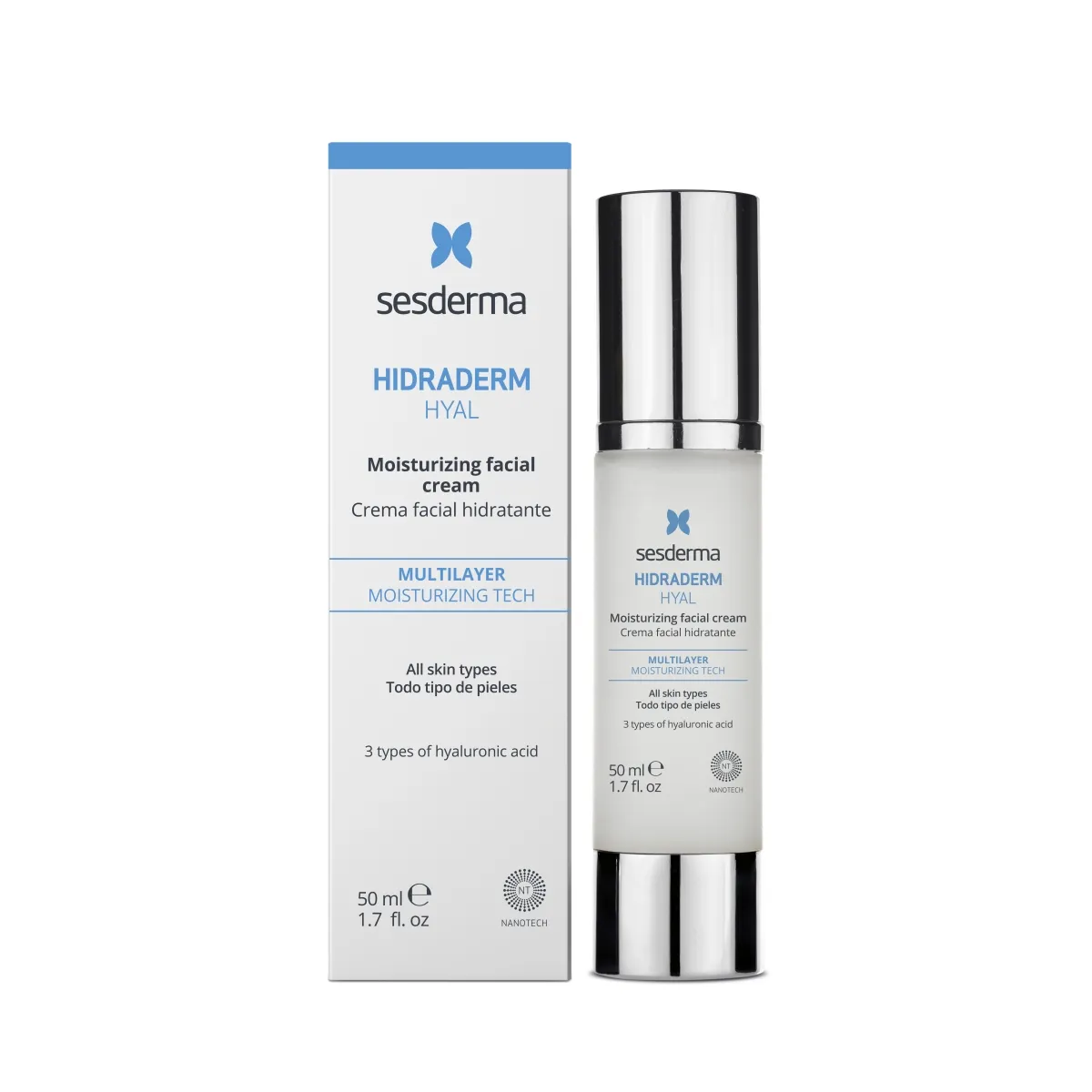 SESDERMA veido kremas HIDRADERM HYAL, 50ml - 