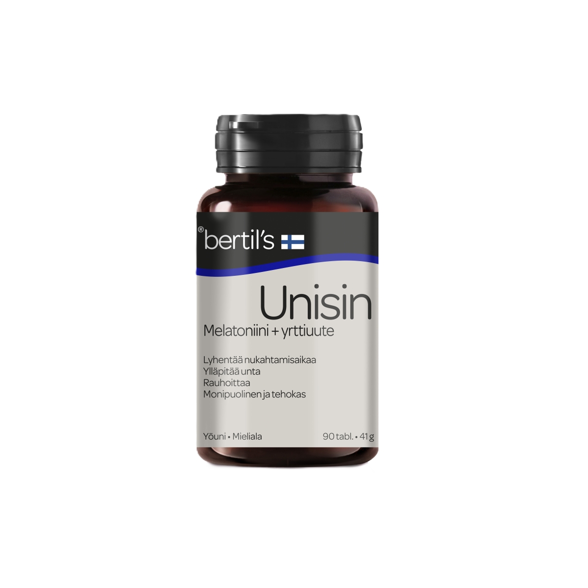 BERTIL's Unisin su melatoninu, tabletės N90 -  1