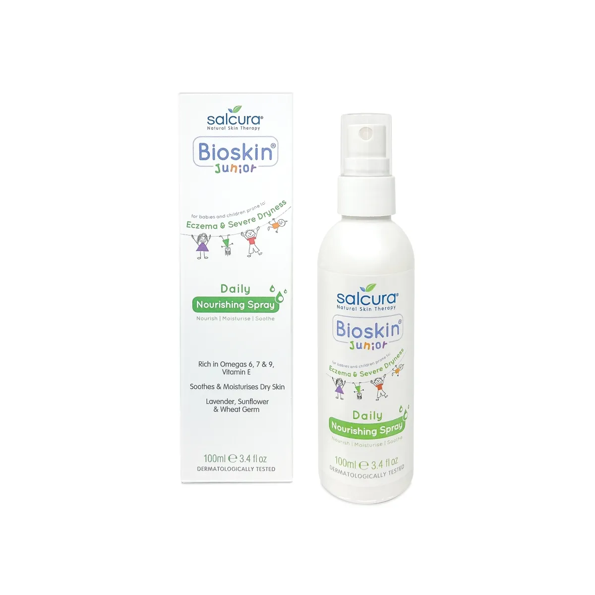 SALCURA purškiama priemonė odai JUNIOR DAILY NOURISHING SPRAY, 100ml - 