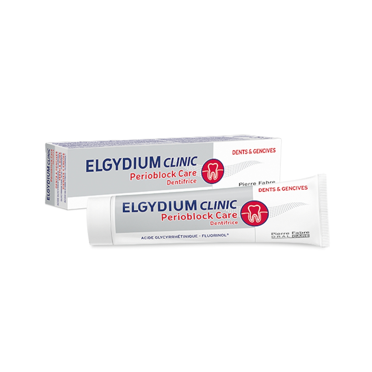 ELGYDIUM CLINIC pasta PERIOBLOCK CARE dant. apsaug., 75ml - 