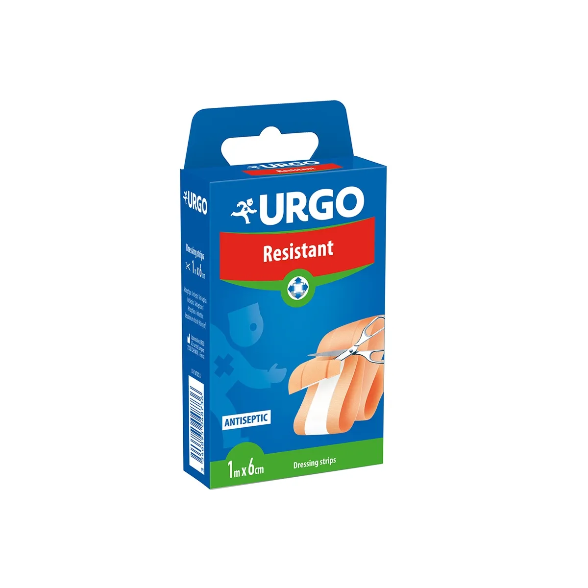 URGO karpomas tvirtasis pleistras RESISTANT, 1m x 6cm, N1 - 