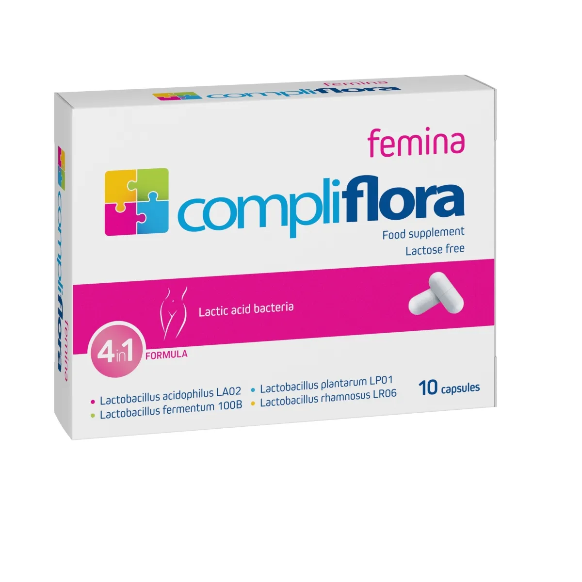 COMPLIFLORA FEMINA, 10 kapsulių - 