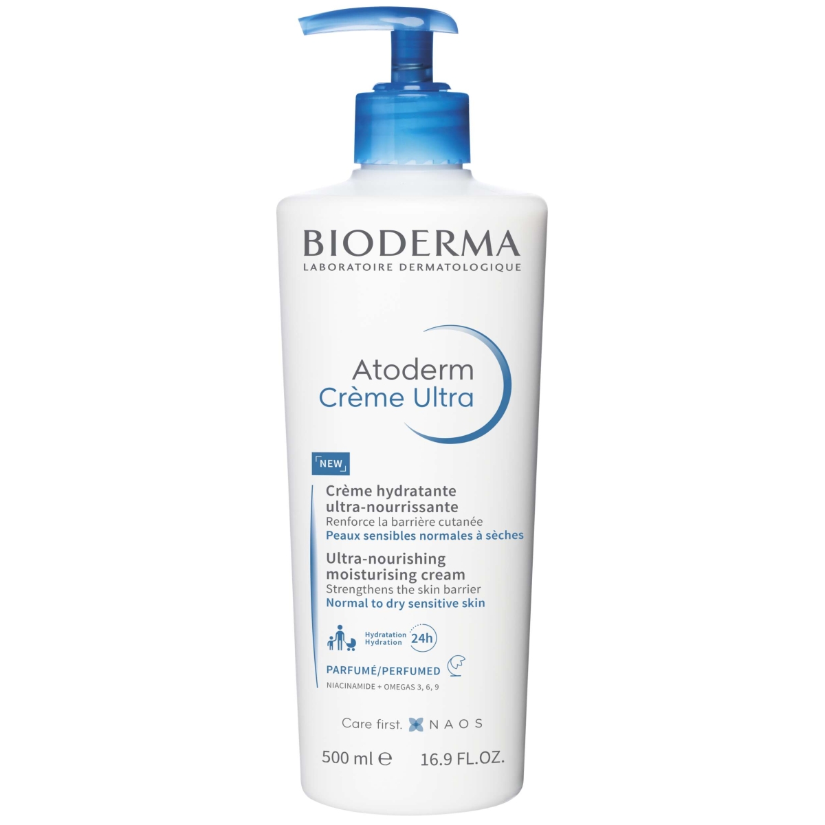 BIODERMA  maitin.kremas normaliai ir sausai odai  Atoderm Ultra 500ml - 