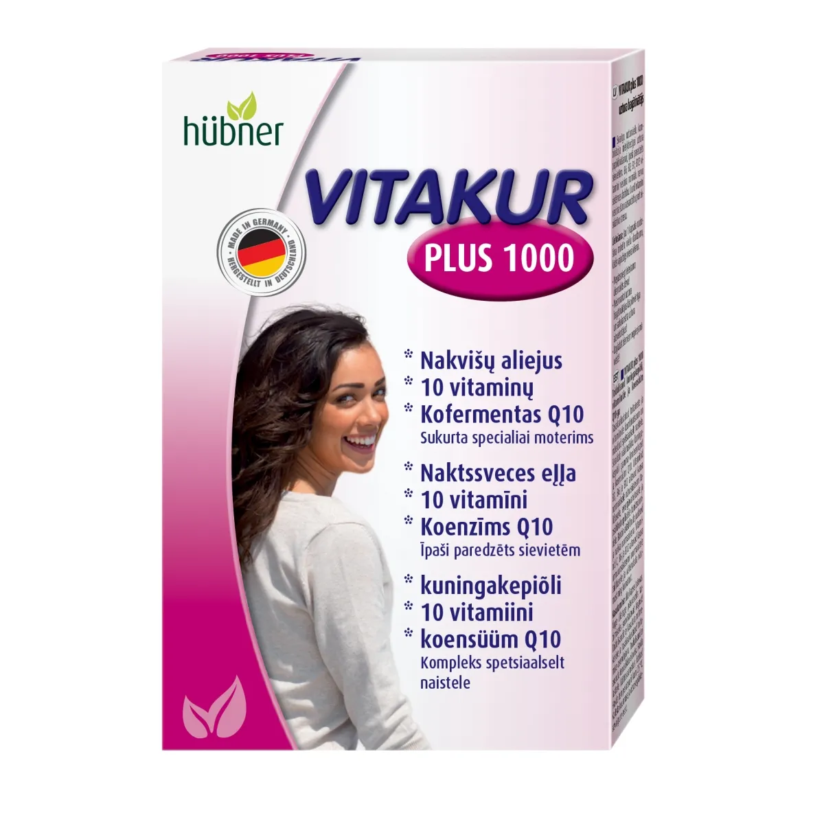 VITAKUR PLUS 1000, 30 kapsulių - 