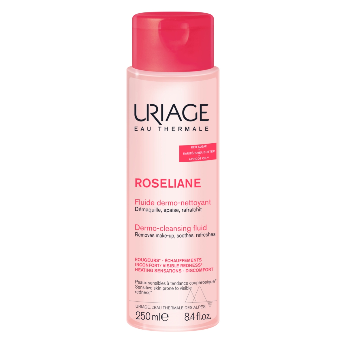 URIAGE emulsija veidui valyti ROSELIANE, 250ml - 