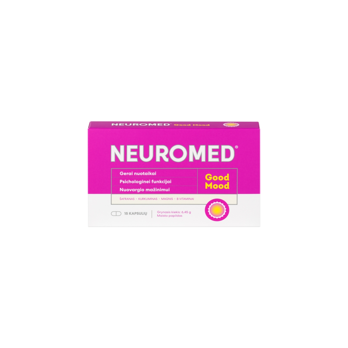 NEUROMED GOOD MOOD, 15 kapsulių - 