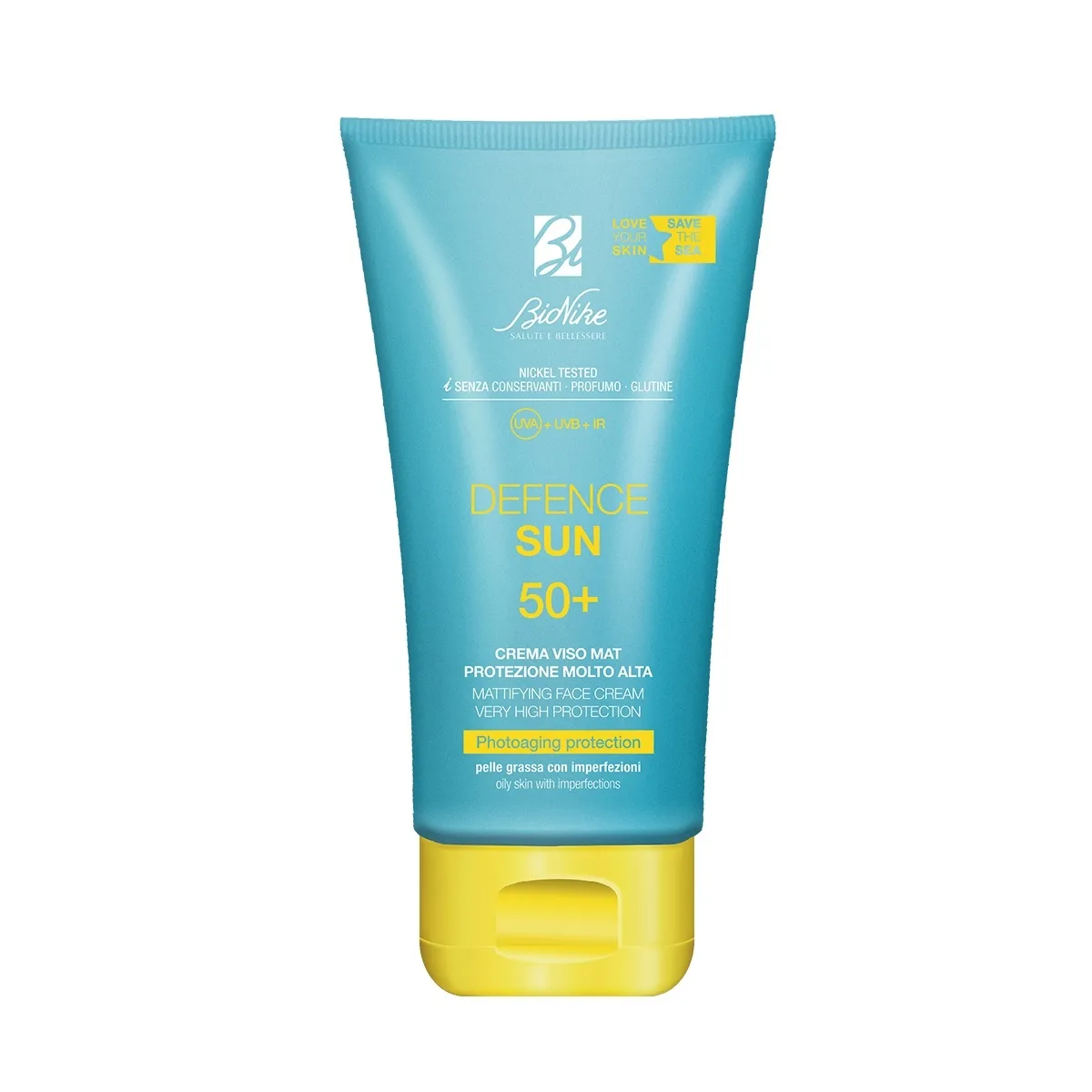 BIONIKE apsauginis matizuojantis veido kremas DEFENCE SUN SPF50+, 50ml - 