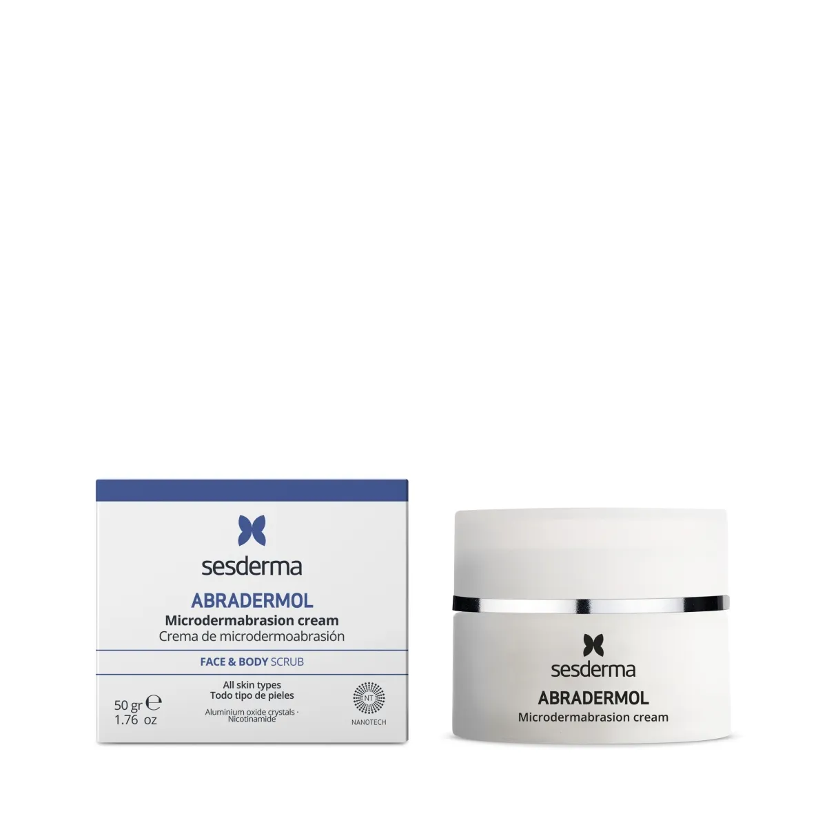SESDERMA mikrodermabrazinis kremas ABRADERMOL, 50ml - 