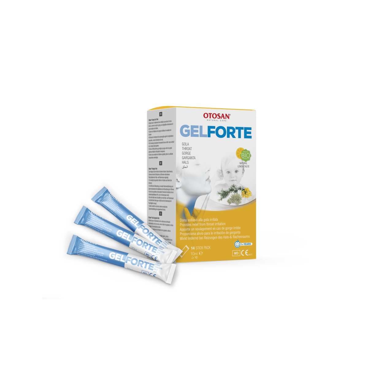 „OTOSAN® FORTE“ gerklės gelis, N14 x 10g - 
