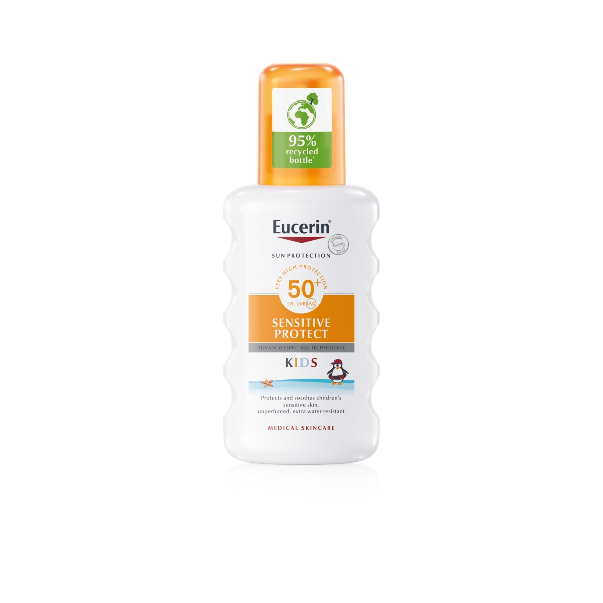 Eucerin Sensitive Protect Kids purškalas nuo saulės vaikams SPF 50+ - 