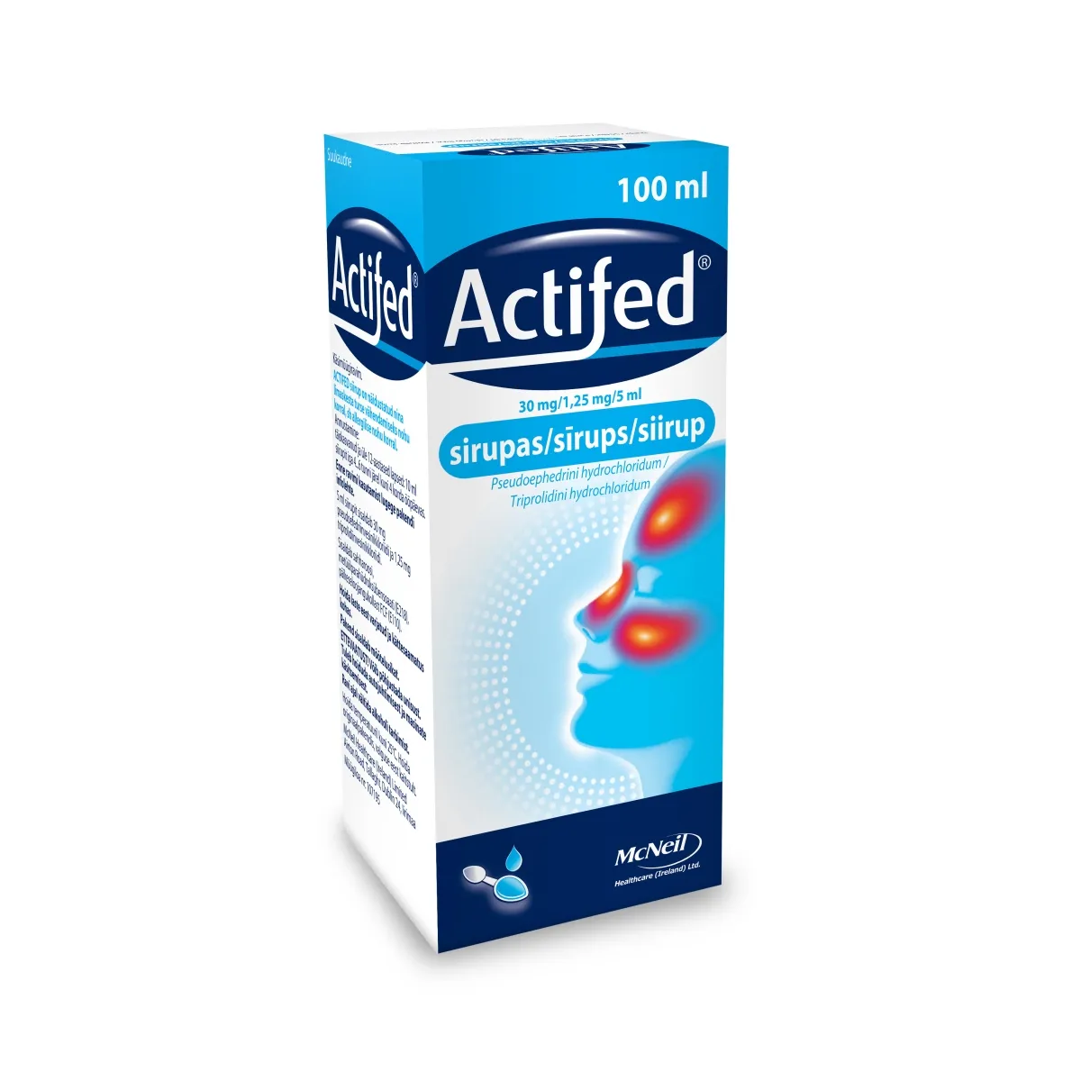 Actifed 30mg/1,25/5ml sir.100ml N1 - 