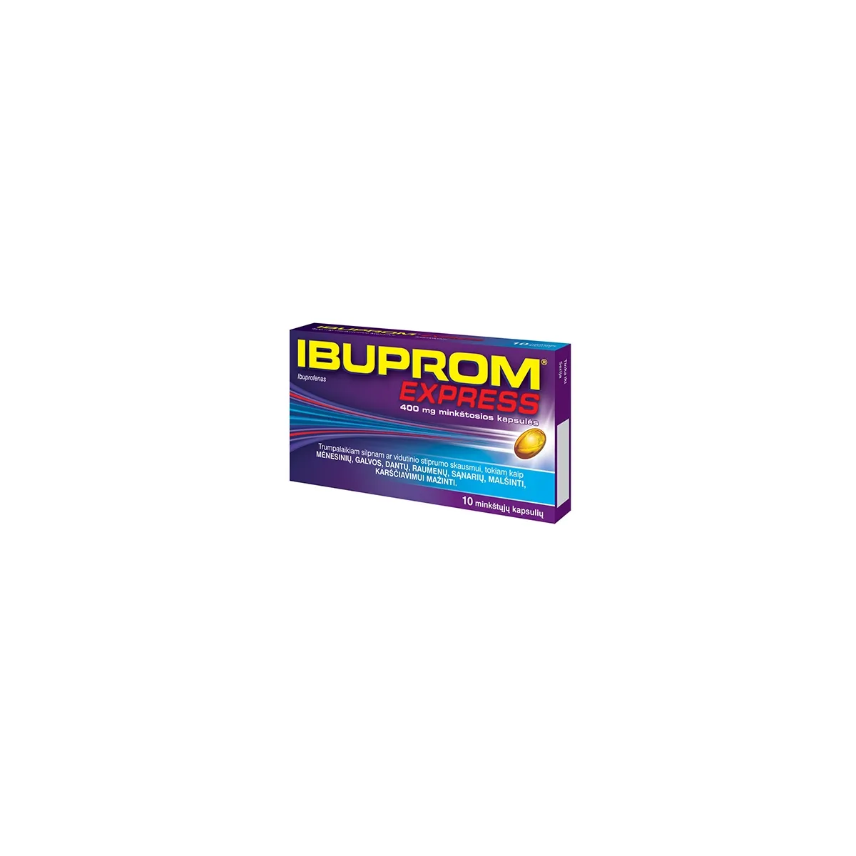 Ibuprom Express 400mg caps. N10 -  1