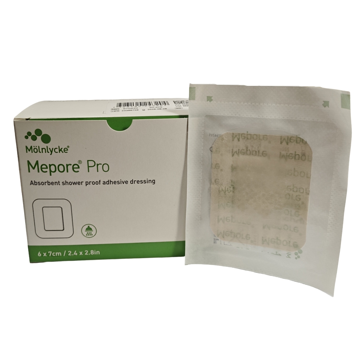 Lipnus neperšlampantis tvarstis ,,Mepore Pro" 6 x 7 cm - 